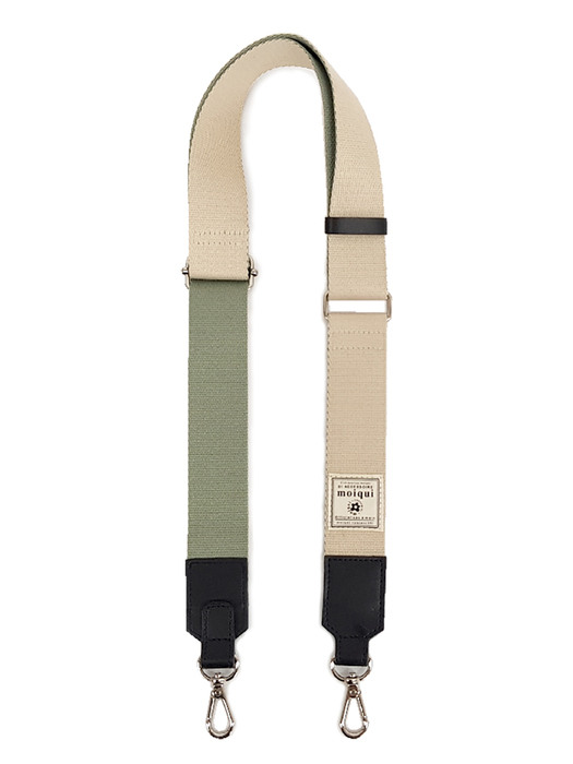 moi _  wide strap (cream/mint)