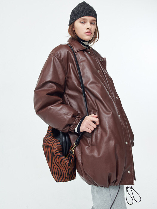 DOWN PARKA - OVERSIZED - BROWN