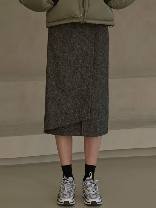 SI ST 9001 Wool Blend Wrap Skirt_2colors