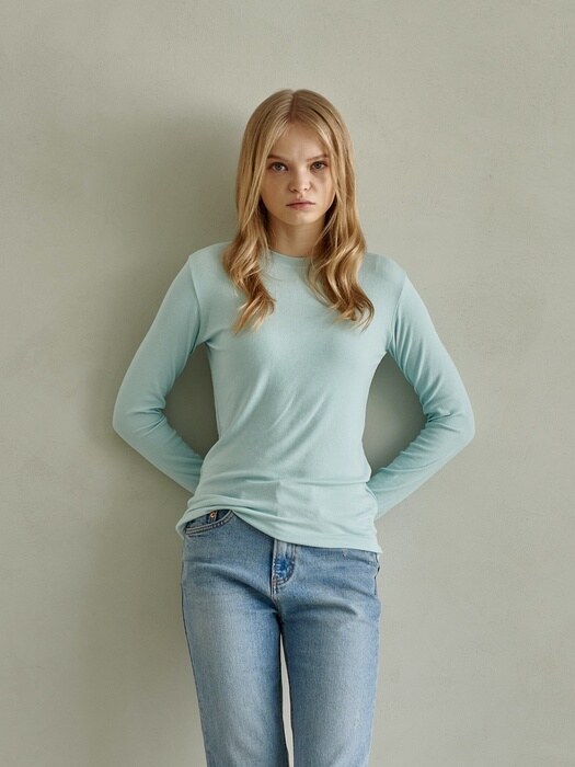 UNIQUE ROUND LONG SLEEVES_MINT