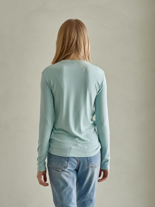 UNIQUE ROUND LONG SLEEVES_MINT