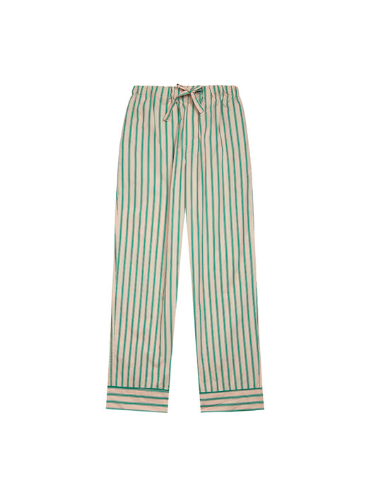 Chilling Stripe Pajama Set (Green)