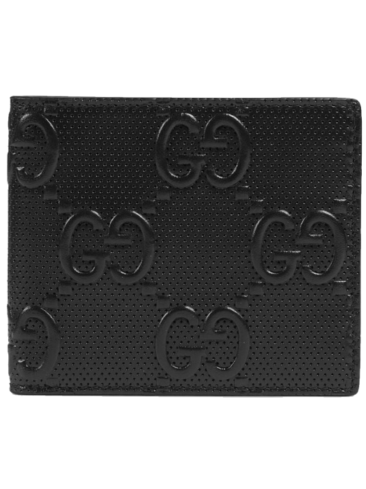 GG embossed 지갑 (Black)