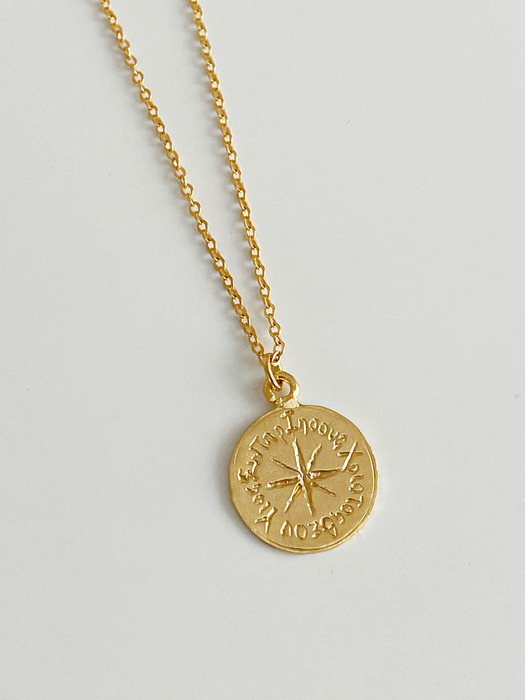 Medallion #02 IXTUS cyphers engraved