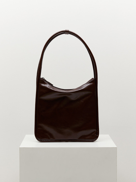 square bag (crinkle brown)