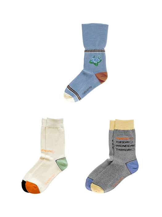 Best Pattern Socks 3 Set