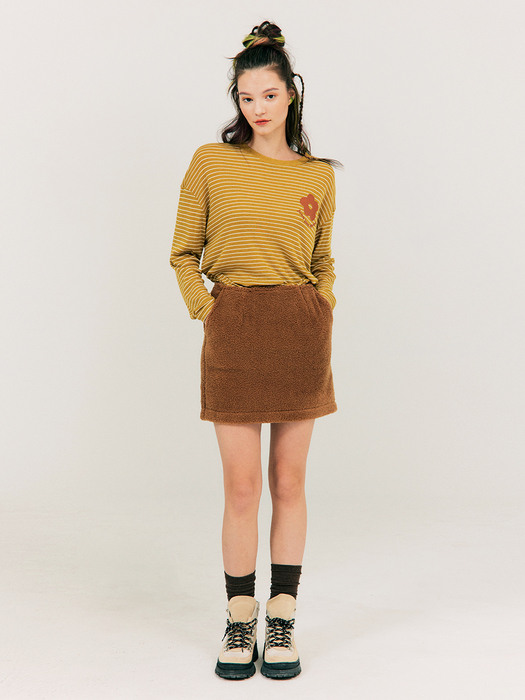 Dumble Mini Skirt_Brown