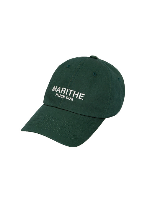 MARITHE REGULAR LOGO CAP dark green