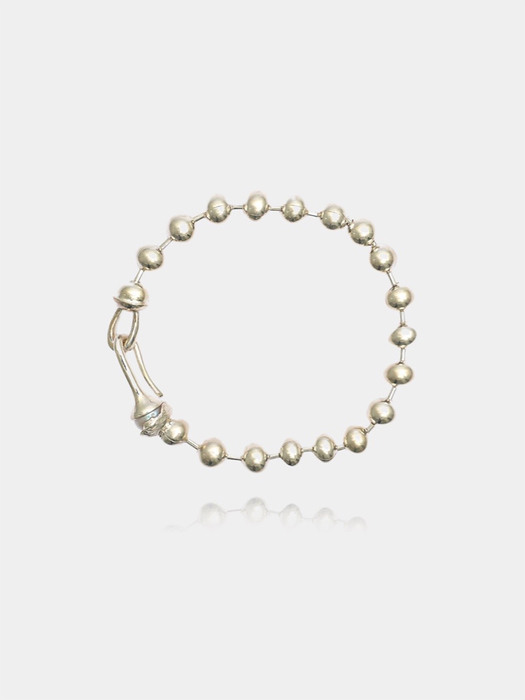 진주 체인 팔찌  (ball chain hook pearl bracelet)