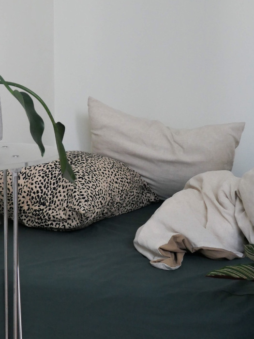 4 Seasons linen bedding - natural Beige 텐셀린넨 양면 이불커버