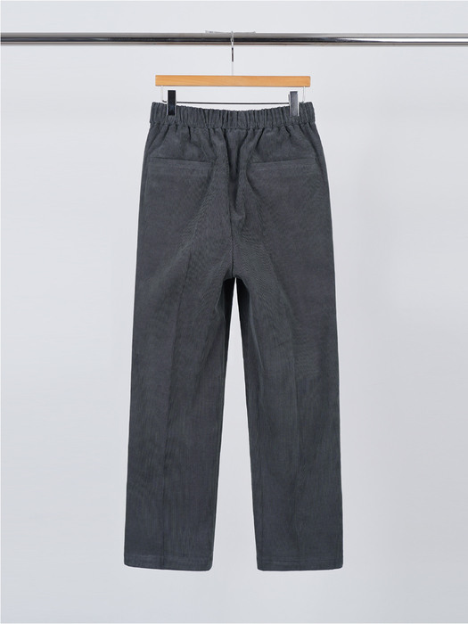 STRAIGHT FIT CORDUROY PANTS_CHARCOAL