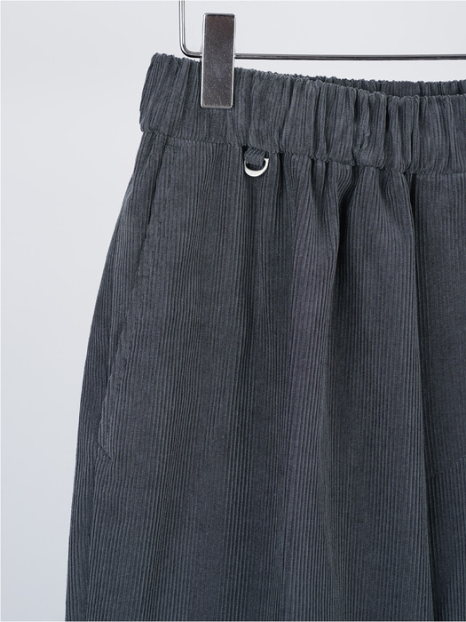 STRAIGHT FIT CORDUROY PANTS_CHARCOAL