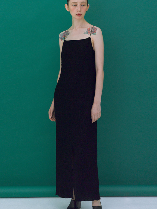 Backless Slip Dress_Black