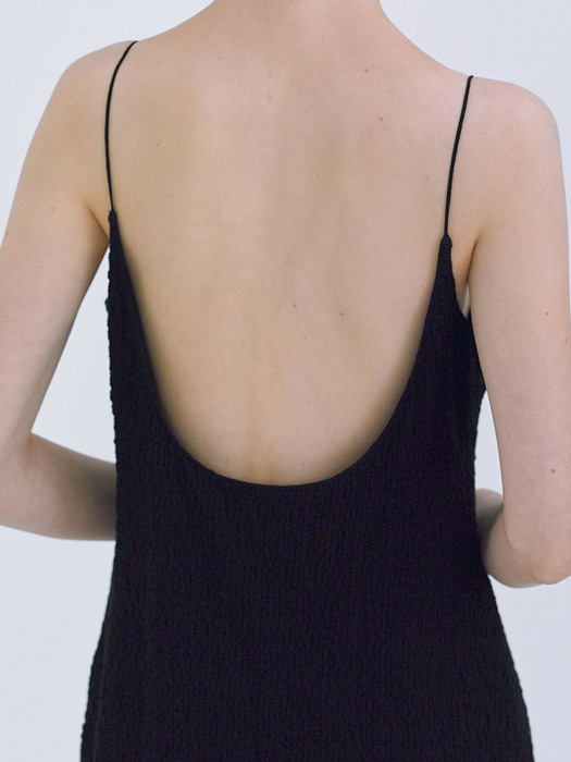 Backless Slip Dress_Black