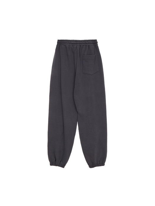 COLOR COLLAGE JOGGER PANTS IN CHARCOAL