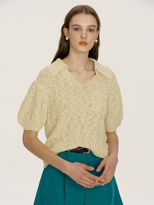 HILO V-Neck Knit (3color)