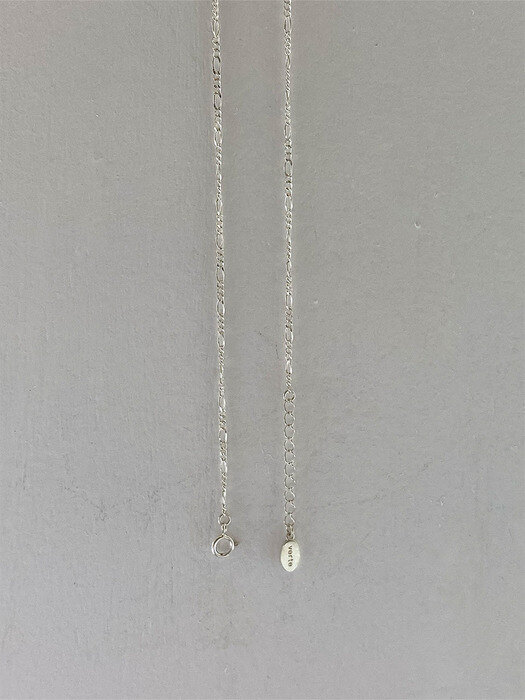 [925 silver] Un.silver.155 / tiny loop necklace (2 color)