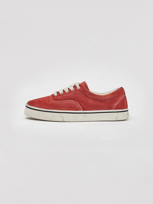 ORIGINAL GROUND SNEAKERS 002 SUEDE RED