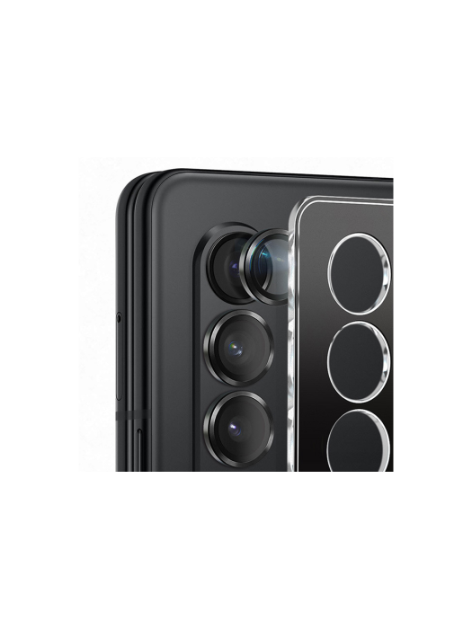 [GOBUKEE] 고부기 갤럭시 Z폴드4 메탈링 슬림핏 빛번짐 방지 카메라 렌즈 강화유리