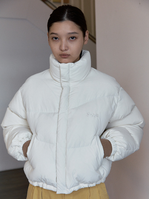 PUFFER DOWN JACKET (IVORY)