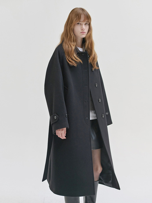 24WN single raglan coat [BK]