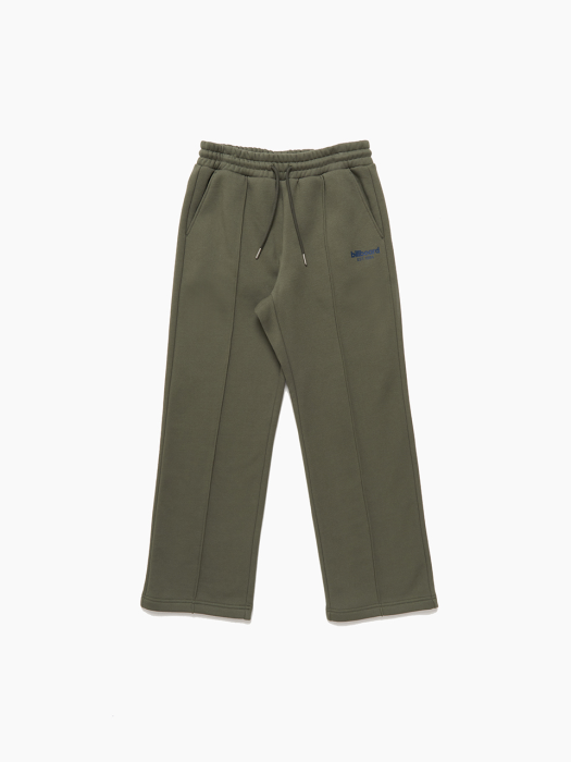 (기모)Straight Pin Tuck Cotton Pants_Light Green