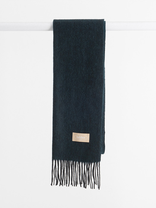 two tone cashmere muffler (M001_dark green)