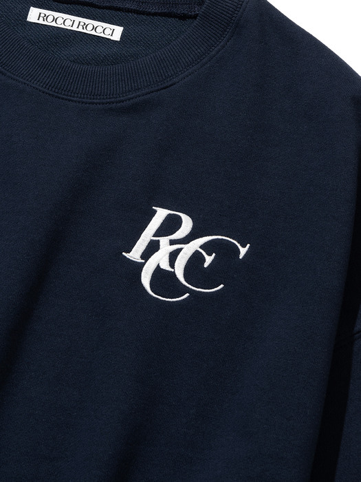 RCC Logo Crop Sweatshirt [NAVY]