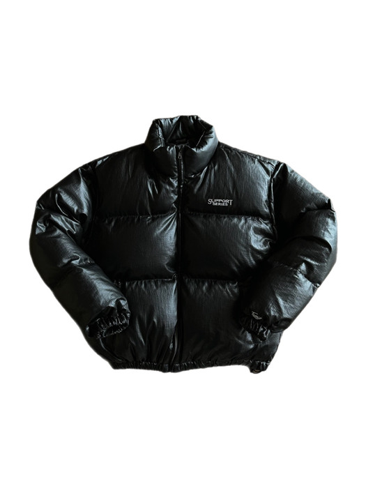 SUPPORT SERIES GLOSSY PUFFER BLACK