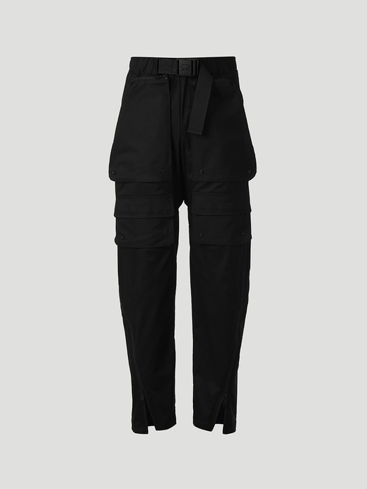 Front Poket baggy Pants (Black)