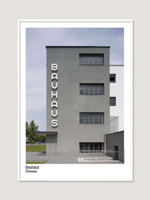 바우하우스 Bauhaus Lettering (액자 포함) 59.4 x 84 cm
