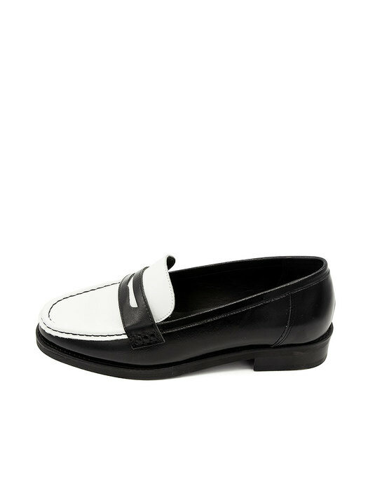 Penny loafers / white [N-267/WH]
