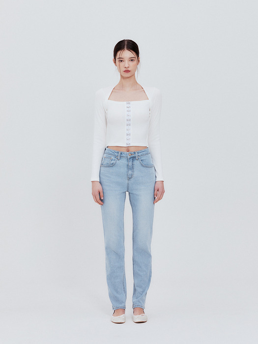 Hook square top (white)