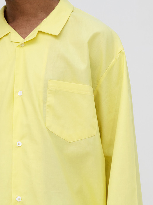 Stay Pajamas Longs Sleeve Shirts - Lemon Yellow