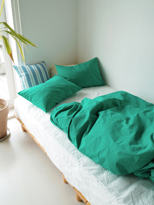 Water green pillow cover