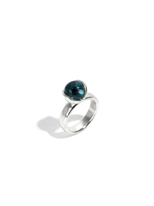 [925silver,Glass] Bud ring(32color)