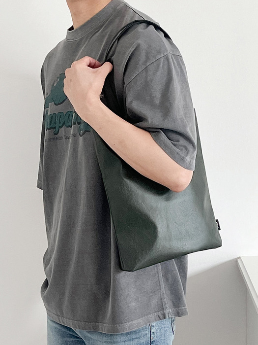 Shoulder Book Bag (Khaki)