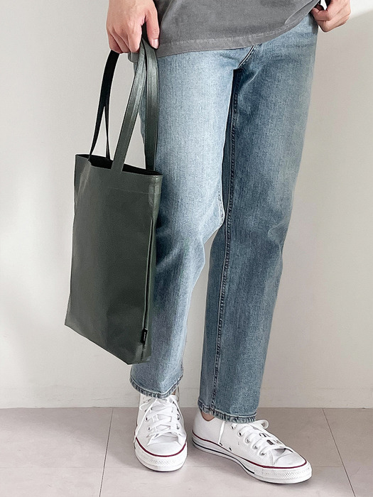 Shoulder Book Bag (Khaki)