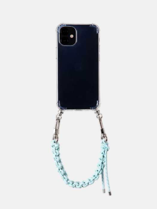 WANNABAG STRAP IPHONE CASE_SILVER