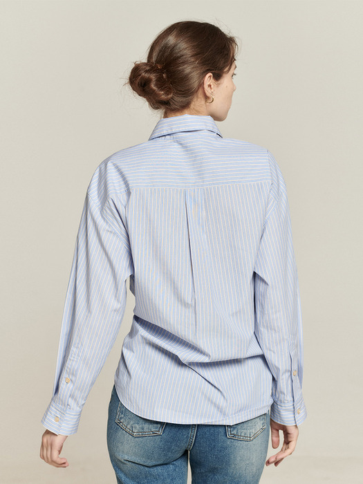 Solid Cotton Wrap Shirt_2color