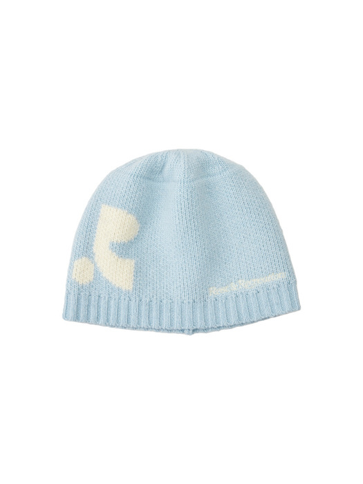 RR LOGO JACQUARD BEANIE - SKYBLUE