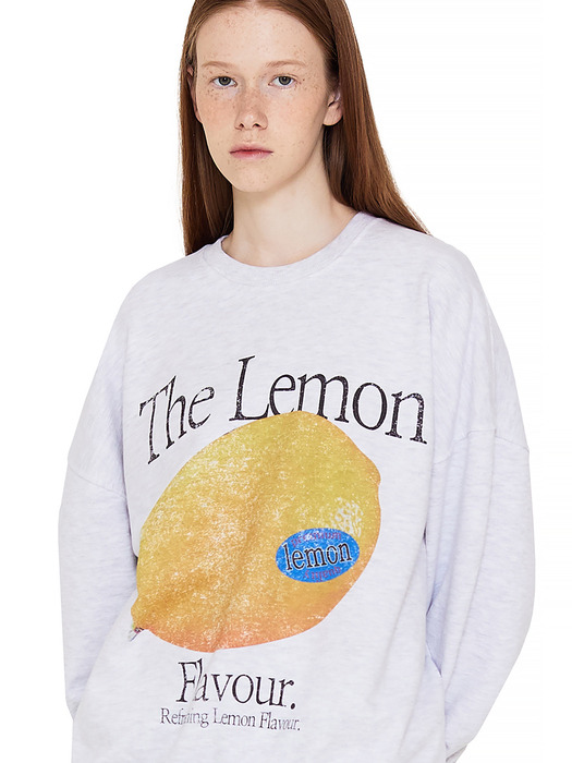 LEMON SIGNATURE SWEATSHIRT (LIGHT MELANGE)