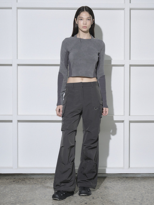 2WAY WIND PANTS [CHARCOAL]