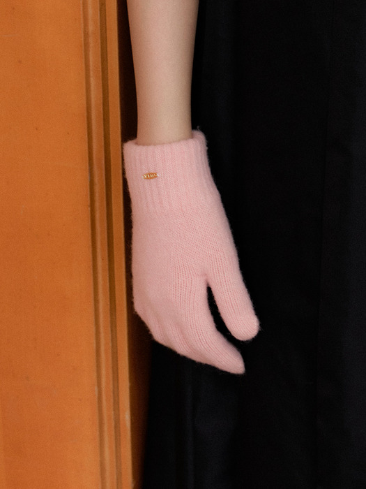 (선물포장) oval point wool knit gloves_COLORS