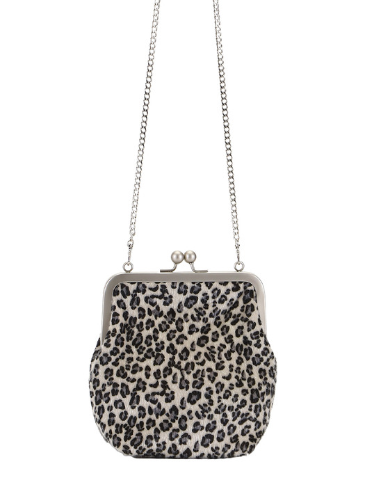 TOAST BAG MEDIUM / LEOPARD GRAY