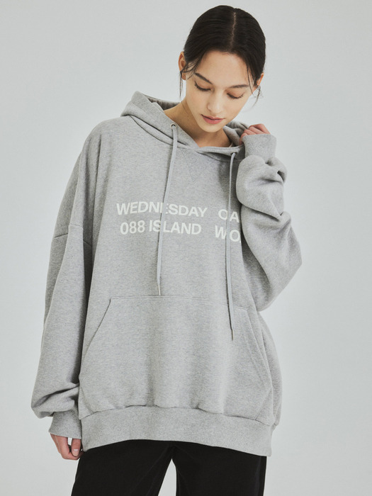 W/Ireland Logo Hooded Sweat Shirt(4color)