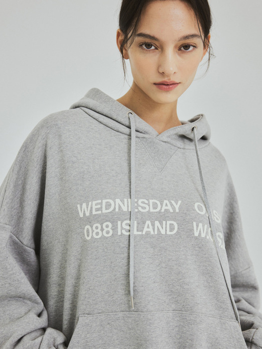 W/Ireland Logo Hooded Sweat Shirt(4color)