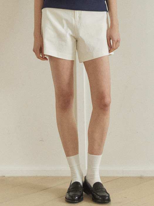 Hope Classic Cotton Shorts - White