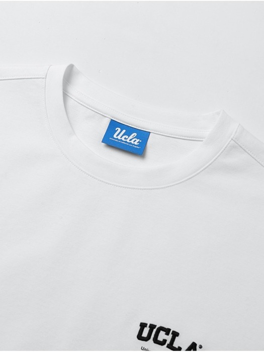 남녀공용 리사이클 스몰 로고 라운드 티셔츠[O-WHITE](UA4ST93_33)