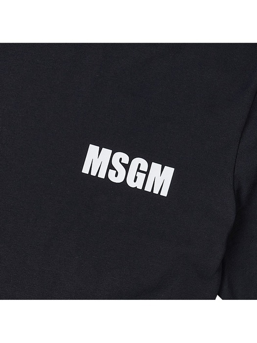 MSGM 남성 로고 프린트 반팔 티셔츠 3440MM196 237002 99